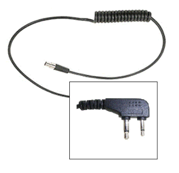 3M Peltor FLX2-35 Cable for Icom Right Angled 2 Pin