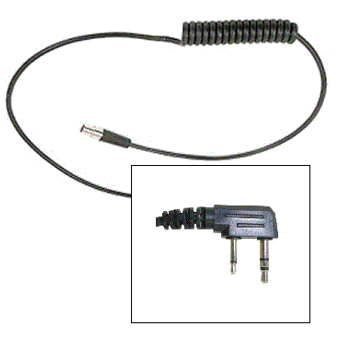 Peltor Flex FL6U-36 Cable - Kenwood 2-pin connection