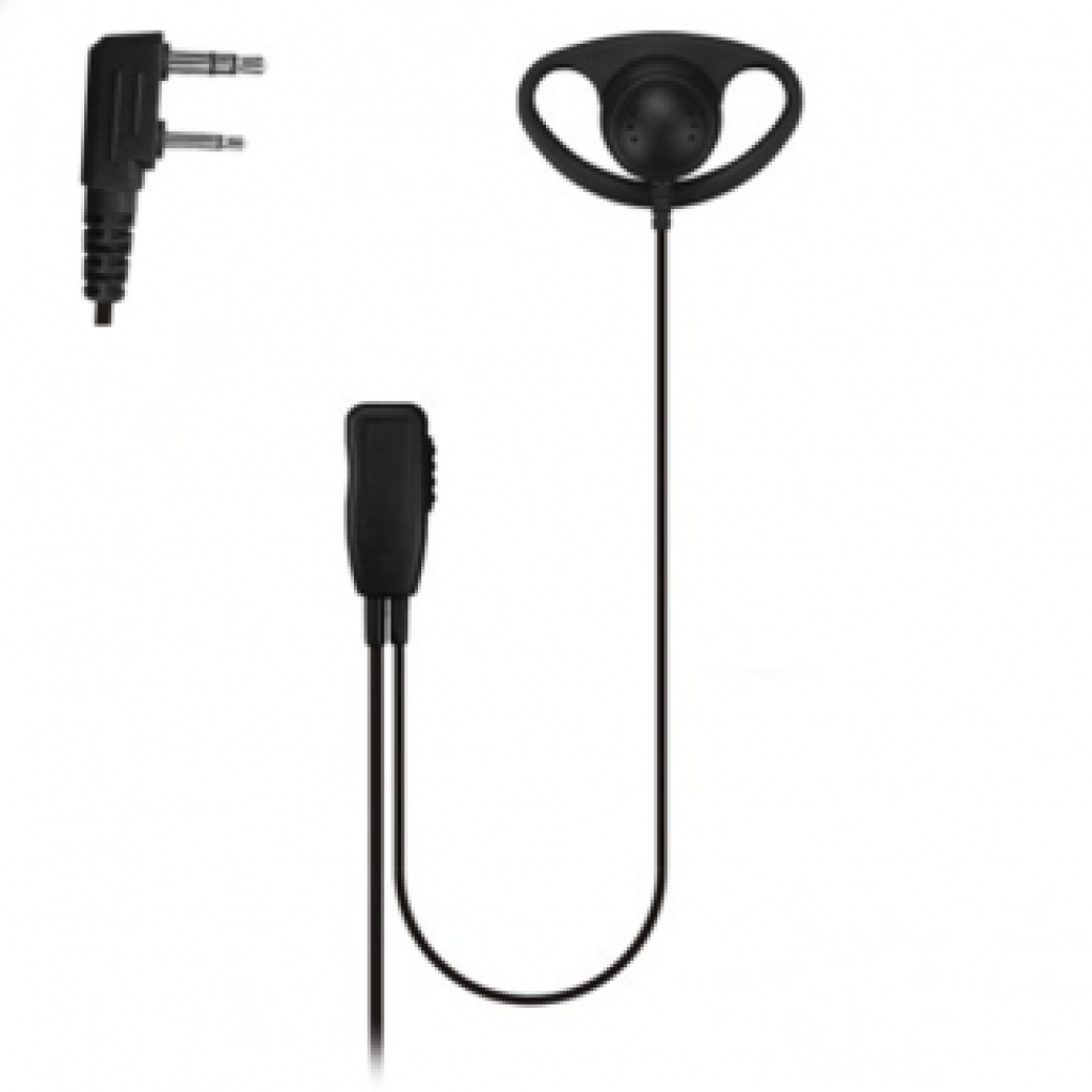 Motorla D shaped earpiece with inline mic