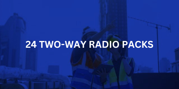 12 TWO-WAY RADIO PACKS (3)